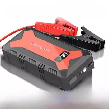 Автомобильный аварийный блок питания 12 В: Пусковое устройство большой емкости, мобильное зарядное устройство, запасной аккумулятор для бортовой системы зажигания F19/30000 mAh standard version