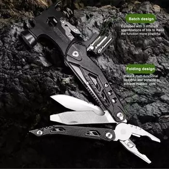 Автомобильный аварийный молоток для разбивания стекол, резак для ремней безопасности, автомобильный спасательный инструмент, многоцелевой складной автомобильный стеклобой, резка оконного разбивания CZECH REPUBLIC