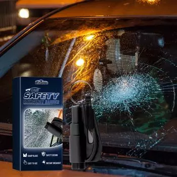 Автомобильный аварийный молоток, инструмент для разбития стекол автомобиля, мини-удобный аварийный молоток для спасения автомобиля