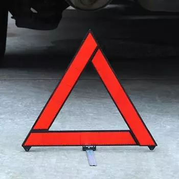Автомобильный аварийный сигнал о поломке Предупреждение о безопасности Тренога Складной Треугольный Отражатель Знак Треугольный Отражатель Автомобильные Аксессуары CHINA