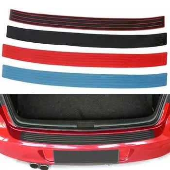 Автомобильный багажник, задний бампер, порог, защитная полоса, резиновая крышка, защитная накладка синий
