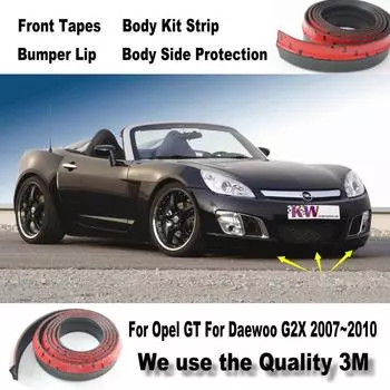 Автомобильный бампер для Opel GT для Daewoo G2X, передний спойлер, дефлектор, тюнинг автомобиля/комплект кузова/юбка в полоску/защита от царапин
