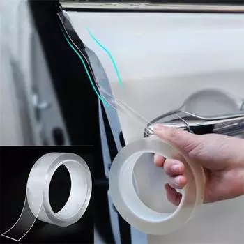 Автомобильный бампер, устойчивые к царапинам аксессуары, автомобильные наклейки, лента, нано-наклейка, лента для защиты двери автомобиля, многофункциональная защита для порога 3CM*3M