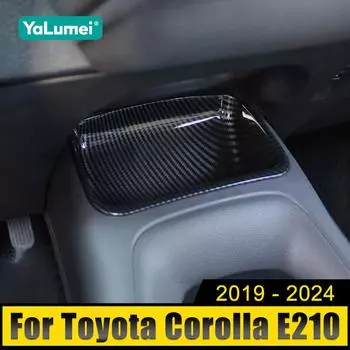 Автомобильный бардачок второй пилот ремонт обшивка перегородка пластина опорная плита перегородка отделка для Toyota Corolla 2019 2020 2024 2024 E210 серебряный