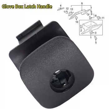 Автомобильный бардачок, защелка, крышка отсека, ручка, автомобильные детали 15143266, замена для Chevrolet Corvette C6 2005 2006 2007 2008 2009 2010 2011 2012 2013 чёрный