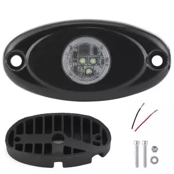 Автомобильный белый светодиодный свет 9 Вт нижний фонарь автомобильное шасси мотоцикла атмосферное освещение