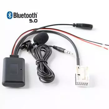 Автомобильный беспроводной адаптер Bluetooth, стерео AUX IN Music для VW Golf MK5 MK6 POLO Passat RCD110 RCD210 RCD310 RCD510 RNS510 BT+MIC