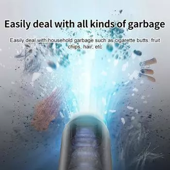 Автомобильный беспроводной автомобильный пылесос Mini 150W 600kPa Super Suction Cordless Handheld Auto Vacuum Home Car Dual Use