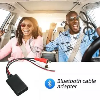 Автомобильный беспроводной Bluetooth-приемник, модуль AUX-адаптера, HIFI-звук, музыка, аудио, стереоприемник для интерфейса 2RCA, аудиолиния