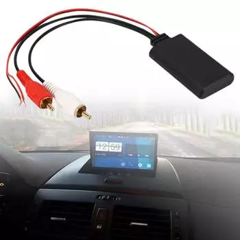 Автомобильный беспроводной Bluetooth-приемник с модулем для интерфейса 2RCA, адаптер кабеля AUX, HIFI-звук, музыка, аудио, стереоприемник