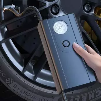 Автомобильный беспроводной надувной насос портативный автомобильный насос электрический мощный автомобильный насос высокого давления для накачивания шин