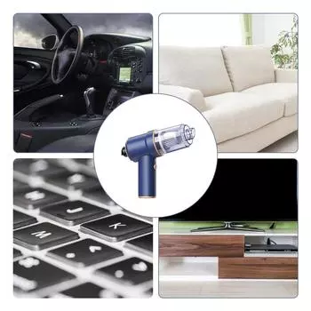 Автомобильный беспроводной пылесос 120 Вт 2 в 1, беспроводной ручной автоматический пылесос двойного назначения, мощная воздуходувка, пылесос