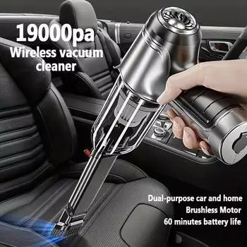 Автомобильный беспроводной пылесос, многофункциональный мощный вентилятор, бытовой маленький портативный мощный пылесос белый