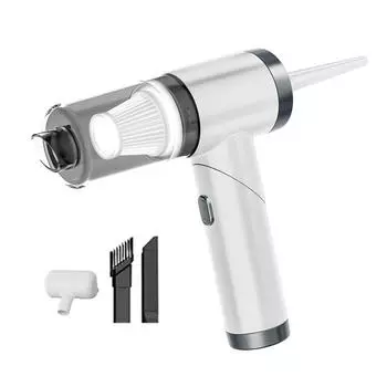 Автомобильный беспроводной пылесос Многофункциональный насос 120 Вт Высокая мощность Беспроводная бытовая техника Пылесос белый