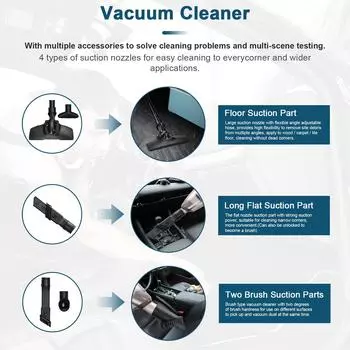 Автомобильный беспроводной щеточный пылесос 10 кПа высокой мощности Беспроводная бытовая техника Пылесос для дома и автомобиля разноцветный