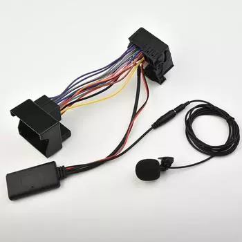 Автомобильный Bluetooth 5.0 аудио музыкальный адаптер модуль AUX IN кабели микрофон микрофон Hands Free для BMW E64 E60 E66 E80 E81 E82 E90 MA2266 CHINA