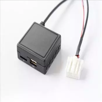 Автомобильный Bluetooth 5.0 AUX USB Музыкальный адаптер Беспроводной аудиокабель Адаптер с микрофоном для Mazda 6 M6 M3 RX-8 MX-5 Pentium B70