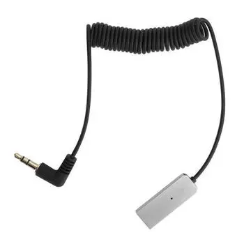 Автомобильный Bluetooth 5.0 спиральный кабель-адаптер USB-приемник Мини 3,5 мм Aux аудиоадаптер с микрофоном