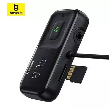 Автомобильный Bluetooth MP3-плеер Baseus T-образный S-16 чёрный