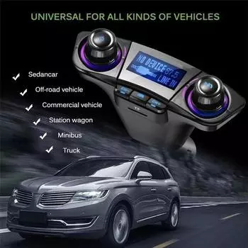 Автомобильный Bluetooth MP3-плеер с функцией Hands-free BT06, многофункциональный многоязычный MP3-плеер, автомобильные аксессуары с Bluetooth, автомобильные инструменты M3I1