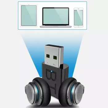 Автомобильный Bluetooth-приемник 5.0 аудиоадаптер ТВ-компьютер 2-в-1 и адаптер-конвертер Plug Play аудиоприемник Bluetooth Wirele O0J4