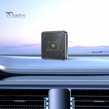 Автомобильный Bluetooth-совместимый адаптер Hands-Free Auto Reconnection Универсальный совместимый адаптер Dongle белый