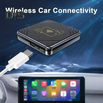 Автомобильный Bluetooth-совместимый адаптер Hands-Free Auto Reconnection Универсальный совместимый адаптер Dongle белый