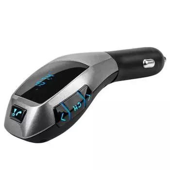 Автомобильный Bluetooth-совместимый беспроводной адаптер громкой связи с музыкальным радиоприемником и MP3-плеером