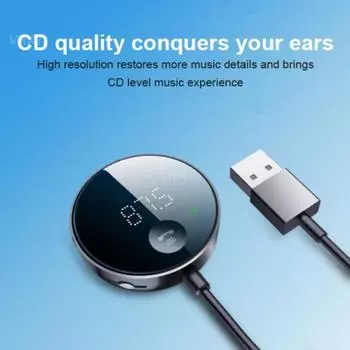 Автомобильный Bluetooth-совместимый MP3 5.0 Lossless воспроизведение музыки Большой экран Поддержка воспроизведения карт Tf Hands-free