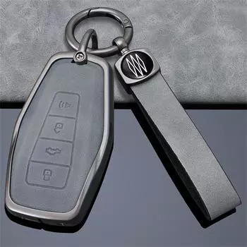 Автомобильный брелок для ключей, чехол-держатель, набор для Geely Coolray X6 Emgrand Global Hawk GX7, аксессуары для пульта дистанционного управления, брелок для стайлинга автомобиля серый