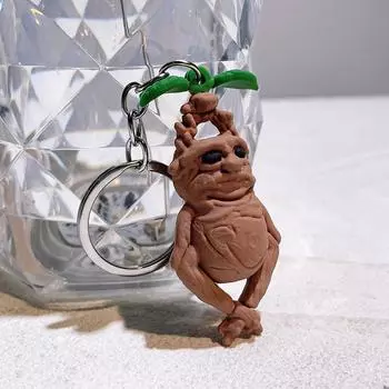 Автомобильный брелок для ключей с функцией самозащиты, многофункциональный автомобильный брелок для ключей с функцией самозащиты One Size коричневый