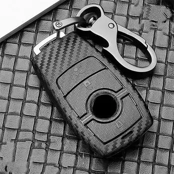 Автомобильный брелок для ключей, защитный чехол для Mercedes Benz ECGMRS Class W204 W212 W176 GLC CLA GLA AMG, автомобильные аксессуары, брелок чёрный