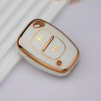 Автомобильный брелок из ТПУ для Renault Kangoo Trafic Master для Nissan Interstar Primastar для Opel Vauxhall Vivaro, чехол для ключей от машины белый