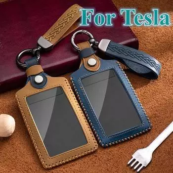 Автомобильный брелок с дистанционным управлением, чехол с полным покрытием, держатель в виде ракушки для Tesla Model 3, модель Y, защита для карт, аксессуары для ключей без ключа синий