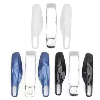 Автомобильный брелок с дистанционным управлением, защитный чехол, подходит для 911/// серебряный/синий