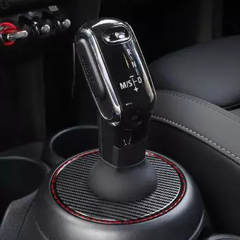 Автомобильный центральный рычаг переключения передач пылезащитный чехол наклейка для MINI Cooper S JCW F54 F55 F56 F57 F60 Декоративные аксессуары для корпуса
