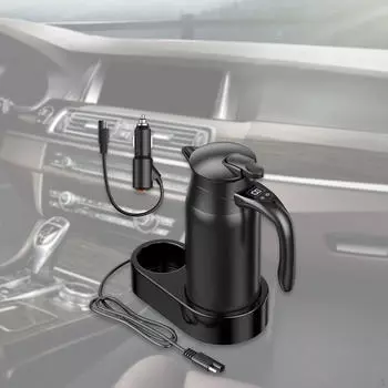 Автомобильный чайник, бойлер из нержавеющей стали, 800 мл, водонагреватель, чайник для грузовика, вода