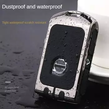 Автомобильный чехол для ключа из цинкового сплава, чехол-держатель для Volvo XC40 XC60 S90 XC90 V90 2017 2018 T5 T6 T8, защитная сумка для смарт-ключа