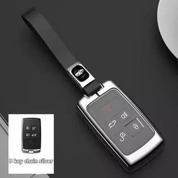 Автомобильный чехол для ключей из ТПУ из цинкового сплава, держатель для Land Rover Range Rover Discovery 5 Sport для JAGUAR XE XF XJ F PACE, аксессуары