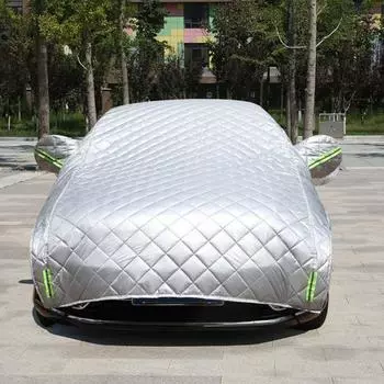 Автомобильный чехол от града, светоотражающий дизайн, износостойкий, устойчивый к царапинам, полное покрытие, универсальное, простая установка, одеяло от града, автомобильный чехол D