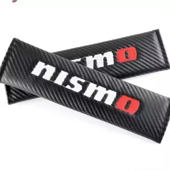 Автомобильный чехол ремня безопасности из углеродного волокна для Nissan Pulsar Tiida Qashqai X-Trail Altima Versa, чехол для ремня безопасности автомобиля, Стайлинг автомобиля, 2 шт./лот чёрный