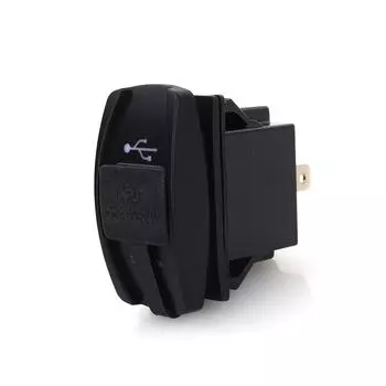 Автомобильный DC 12V?24 В синий светодиод двойной USB зарядное устройство Carling ARB Rocker Switches 5 В 3.1A