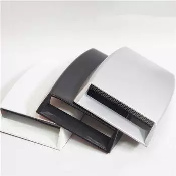 Автомобильный декоративный воздухозаборник капота воздухозаборник вентиляционный клапан капота автомобиля декор автомобильные украшения серебряный