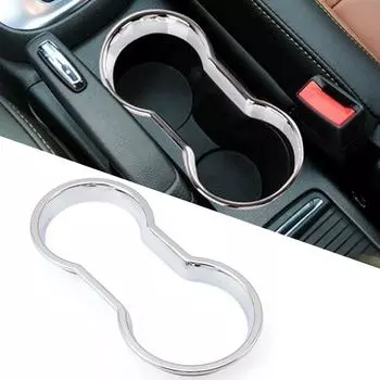 Автомобильный держатель для чашки на центральной консоли, хромированная отделка для VAUXHALL Opel Mokka 2013 2014 2015, автомобильные аксессуары