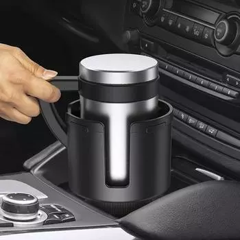 Автомобильный держатель для чашки, вращающийся на 360 градусов, удобный, прочный, нескользящий, тонкий, качественный держатель для телефона, стабильный, 2 в 1, автомобильная стойка для хранения