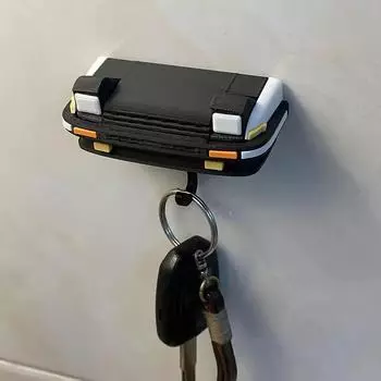 Автомобильный держатель для ключей с открытым фарами, настенный держатель для ключей, крючки для ключей, винтажный прочный практичный держатель для ключей, вешалки для ключей белый