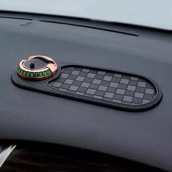 Автомобильный держатель для мобильного телефона Slip Pad, держатель для солнцезащитных очков, парковочный знак, центральный пульт управления, стойка для хранения One Size