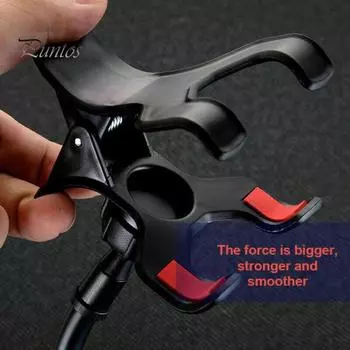 Автомобильный держатель для мобильного телефона, универсальный вращение на 360 градусов, двойной зажим, автомобильное крепление на лобовое стекло, подставка для сотового телефона для рабочего стола чёрный