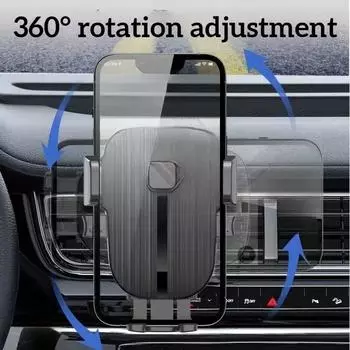 Автомобильный держатель для мобильного телефона, крепление на вентиляционную решетку, универсальный вращающийся кронштейн, крючок 1pc