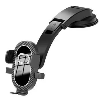 Автомобильный держатель для мобильного телефона, держатель для приборной панели, держатель для автомобильной навигации, присоска чёрный